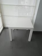 Wit bijzettafeltje van Ikea, Minder dan 55 cm, Gebruikt, Vierkant, Ophalen