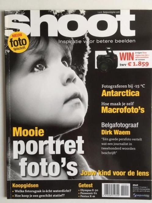 Tijdschrift Shoot - inspiratie voor betere beelden, Boeken, Kunst en Cultuur | Fotografie en Design, Nieuw, Fotografie algemeen