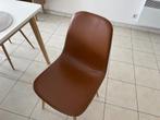 6 cognac kleurige stoelen in kunstleer, Ophalen, Kunststof