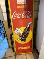 Retro uithangbord Coca-cola., Ophalen, Gebruikt, Reclamebord