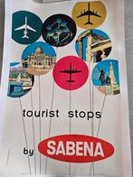 Originele Sabena affiche Brussel ca. 1960, Comme neuf, Enlèvement ou Envoi