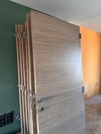 Set van 8  binnendeuren houtlook – incl. scharnieren & klink, Doe-het-zelf en Bouw, Ophalen, 80 tot 100 cm, Binnendeur, Zo goed als nieuw