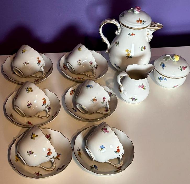 Service à café complet  Meissen, Antiek en Kunst, Antiek | Servies compleet, Ophalen