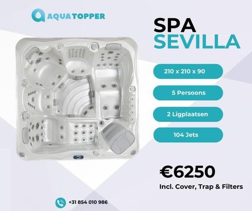 Jacuzzi Sevilla 210 x 210 5 pers. (Balboa) - Beste Deal!, Jardin & Terrasse, Accessoires de piscine, Filtre, Enlèvement ou Envoi