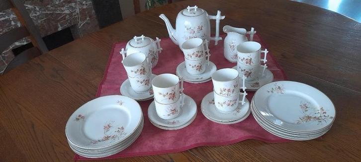ANTIEKE KOFFIESET, Antiek en Kunst, Antiek | Porselein, Ophalen