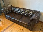 Chesterfield „Birmingham” 3-zitsbank — Uitstekende staat, Driepersoons, 75 tot 100 cm, Zo goed als nieuw, Rechte bank