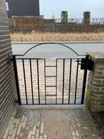 Portail de jardin en métal noir, Jardin & Terrasse, Portes de jardin, 100 à 150 cm, Acier, Enlèvement, 100 à 150 cm
