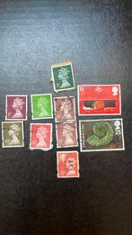 10 Britse postzegels, Ophalen of Verzenden, Gestempeld