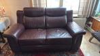 2 Leder salon 1 tweezit en 1driezit, Huis en Inrichting, Zetels | Zetels, Ophalen, Zo goed als nieuw
