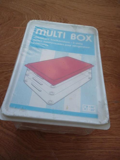 Multibox koelkast belegdoos  3 delig, Huis en Inrichting, Overige Huis en Inrichting, Ophalen of Verzenden