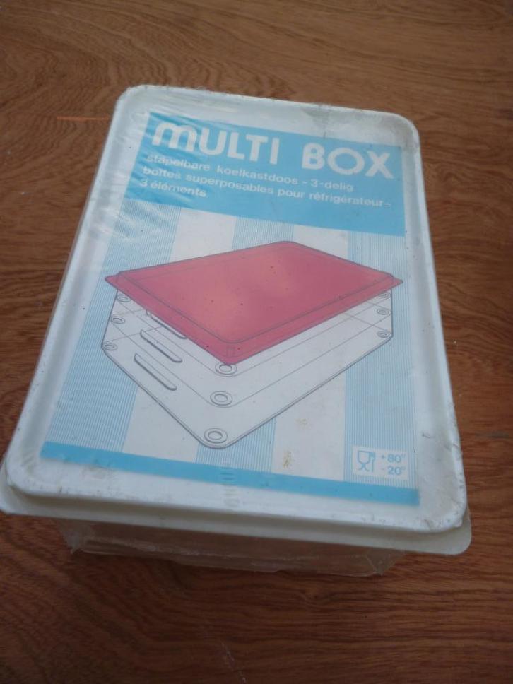 Multibox koelkast belegdoos  3 delig, Huis en Inrichting, Overige Huis en Inrichting, Ophalen of Verzenden