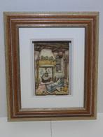 Schilderij in 3D ( Decoupage ), van Anton Pieck., Moins de 50 cm, Enlèvement ou Envoi, Comme neuf, Bois