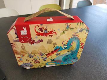 Puzzle Janod - Ridders en draken beschikbaar voor biedingen