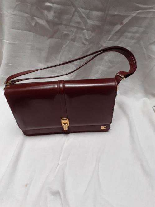 Sac à main Ted Lapidus en cuir bordeaux, Bijoux, Sacs & Beauté, Sacs | Sacs Femme, Comme neuf, Sac à main, Enlèvement ou Envoi