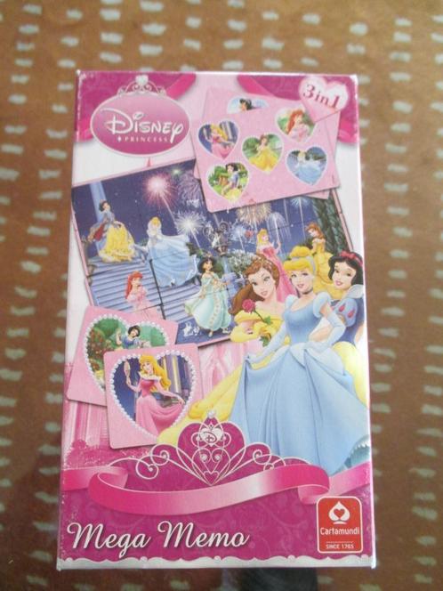 Disney Princess Mega Memo (3 in 1), Kinderen en Baby's, Speelgoed | Educatief en Creatief, Zo goed als nieuw, Ophalen of Verzenden
