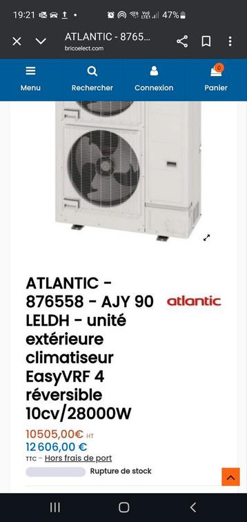 atlantic AJY 90 LELDH NEUVE 28kw, Enlèvement, Neuf