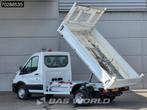 Ford Transit 170pk Open Laadbak Dubbellucht 3,5t Trekhaak Ai, Auto's, Stof, Euro 6, 4 cilinders, Wit