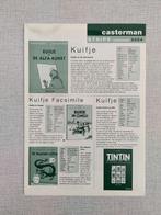 Martin Hergé Jacamon - Folder Casterman voorjaar 2004, Overige typen, Gebruikt, Ophalen of Verzenden, Kuifje