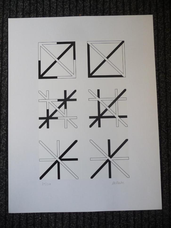 R.R.DEPOORTERE - BELLE LITHOGRAPHIE - ORIGINALE SIGNÉE, Antiquités & Art, Art | Lithographies & Sérigraphies, Enlèvement ou Envoi