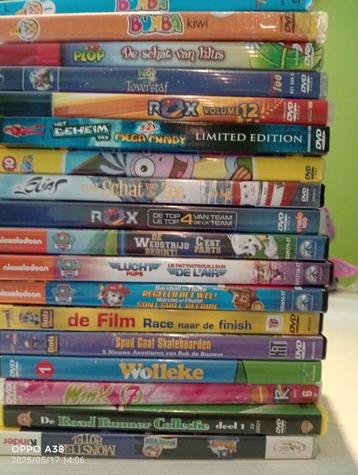 Verschillende kinderdvd's beschikbaar voor biedingen