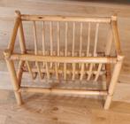 Porte-journaux vintage en rotin, Maison & Meubles, Enlèvement ou Envoi, Utilisé