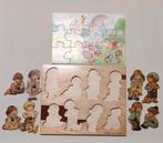 Puzzel 12 stuks 1 puzzelstukje met stukje af en houten puzze, Kinderen en Baby's, Speelgoed | Kinderpuzzels, Ophalen, Gebruikt