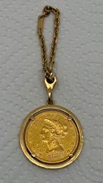 Montage Or 21k ( piece 1883) chaine Or 18k, Enlèvement, Comme neuf, Or, Or