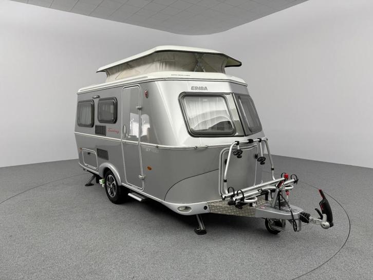 Eriba Touring Triton 430 GT Mover Voortent Fietsendrager, Caravans en Kamperen, Caravans, tot en met 3, Overige, Eriba, 4 tot 5 meter