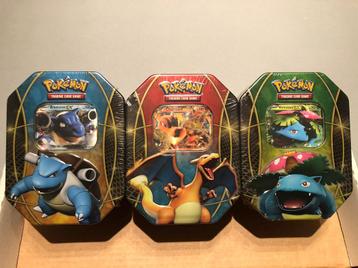 Pokémon Ex Power Trio Tins 2014 SEALED
