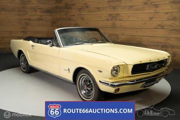Ford Mustang Cabriolet 1965 | Route 66 auctions, Achat, Entreprise, Cabriolet, 2 portes