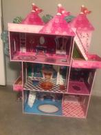 Groot houten poppenhuis, Ophalen, Gebruikt, Poppenhuis