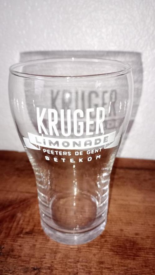 Brasserie bière limonade Krüger Betekom, Collections, Marques de bière, Utilisé, Verre ou Verres, Autres marques, Enlèvement ou Envoi