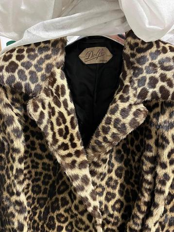 Manteau vintage Style panthère - Fourrure véritable beschikbaar voor biedingen