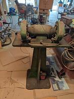 Touret à meuler industriel ancien sur pied – robuste, Bricolage & Construction, Tours