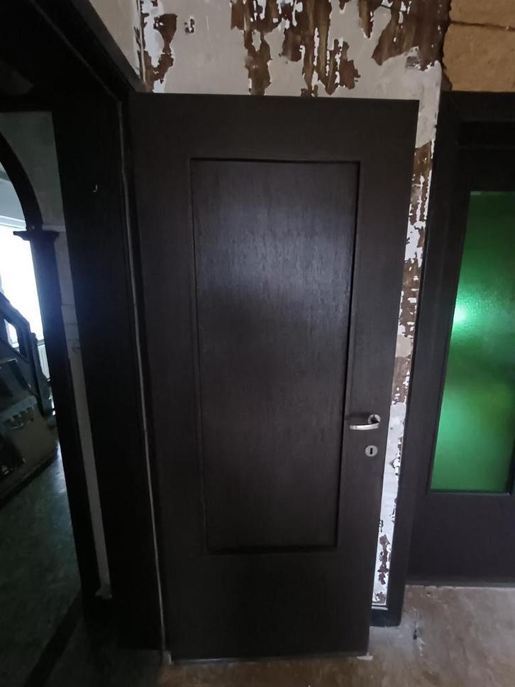 Deuren te koop, Doe-het-zelf en Bouw, Deuren en Vliegenramen, Gebruikt, Binnendeur, 200 tot 215 cm, Hout, Ophalen