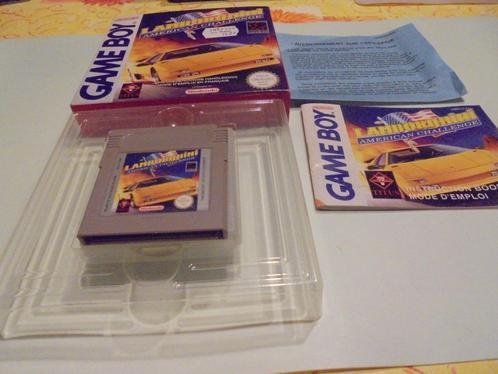 Game boy Lamborghini American Challenge (CIB), Games en Spelcomputers, Games | Nintendo Game Boy, Gebruikt, Racen en Vliegen, Verzenden