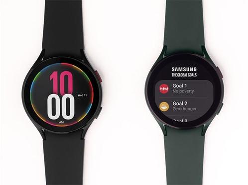 Samsung Galaxy Watch4 40 mm, noir (NOUVEAU !), Bijoux, Sacs & Beauté, Montres connectées, Neuf, Android, Noir, Distance, Bandage calorique