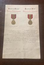 Gunstbrief, herinneringsmedaille van regering Z.M. Leopold 2, Ophalen, Zo goed als nieuw