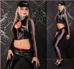 Dames 2-delig race car kostuum zwart - maat M, Kleding | Dames, Maat 38/40 (M), Ophalen of Verzenden, Kleding, Nieuw