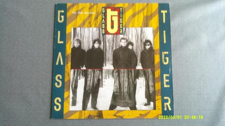 Glass Tiger - The thin red line (LP), Cd's en Dvd's, Vinyl | Rock, Gebruikt, Poprock, Ophalen of Verzenden