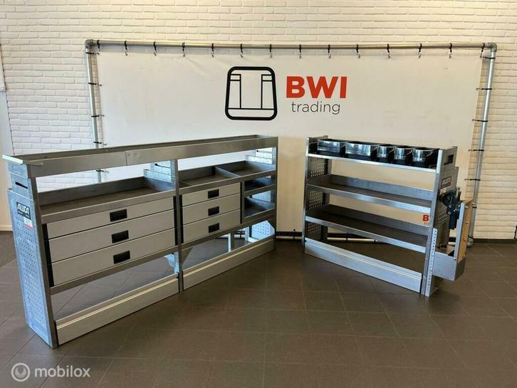 Aluca set bedrijfswageninrichting complete inrichting, Auto diversen, Overige Auto diversen, Ophalen of Verzenden