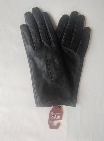 zwartlederen vrouwenhandschoenen Dents beschikbaar voor biedingen
