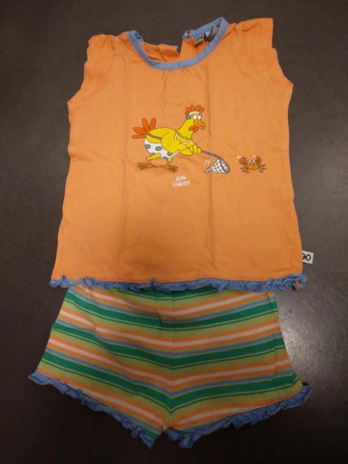 2-delige Woody pyjama (meisje, 12 mnd) - amper gedragen, Kinderen en Baby's, Babykleding | Maat 80, Zo goed als nieuw, Meisje