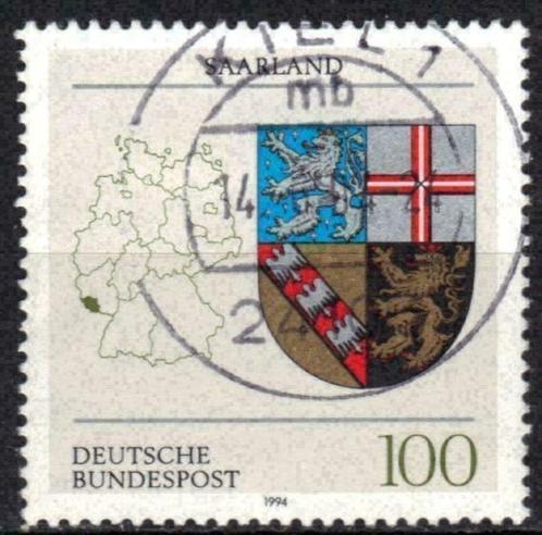 Duitsland Bundespost 1994 - Yvert 1544 - Wapenschild (ST), Postzegels en Munten, Postzegels | Europa | Duitsland, Gestempeld, Verzenden