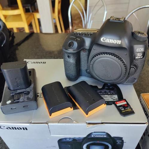 Canon 5d mark iv+ accessoires, Audio, Tv en Foto, Fotocamera's Digitaal, Zo goed als nieuw, Spiegelreflex, Canon, 8 keer of meer