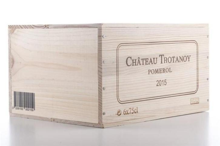 Chateau Trotanoy 2015 - CBO 6bt, Verzamelen, Wijnen, Nieuw, Rode wijn, Frankrijk, Vol, Verzenden