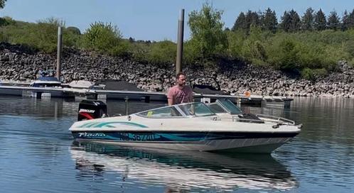 Fletcher 170 Arrowstreak + remorque, Watersport en Boten, Speedboten, Gebruikt, 3 tot 6 meter, Benzine, 70 tot 120 pk, Polyester