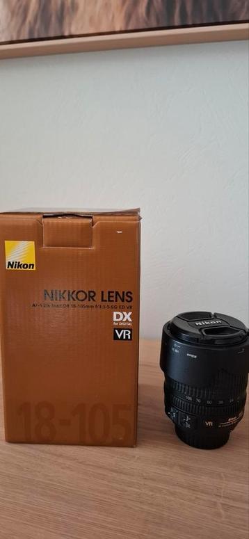 Nikon AF-S DX NIKKOR 18–105 mm 1:3.5–5.6G ED VR beschikbaar voor biedingen