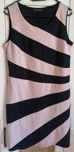 Gestreepte jurk cassis - s/m, Ophalen of Verzenden, Blauw