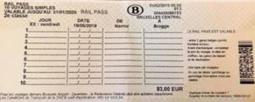 carte  trains snb nmbs, Enlèvement, Comme neuf